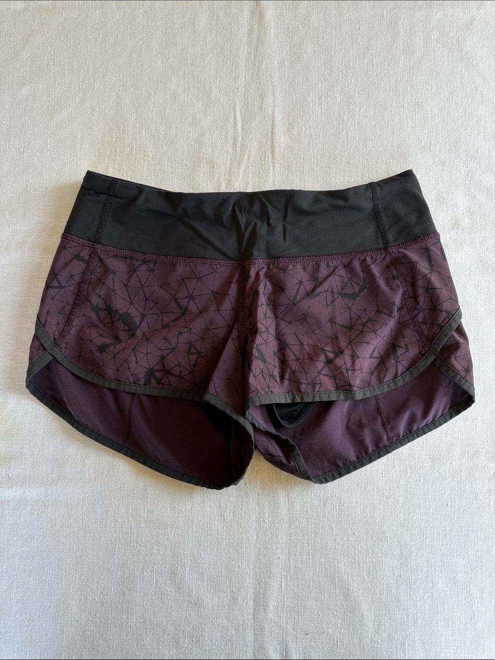 Lululemon Speed Short Star Crushed Black Cherry / Black 4